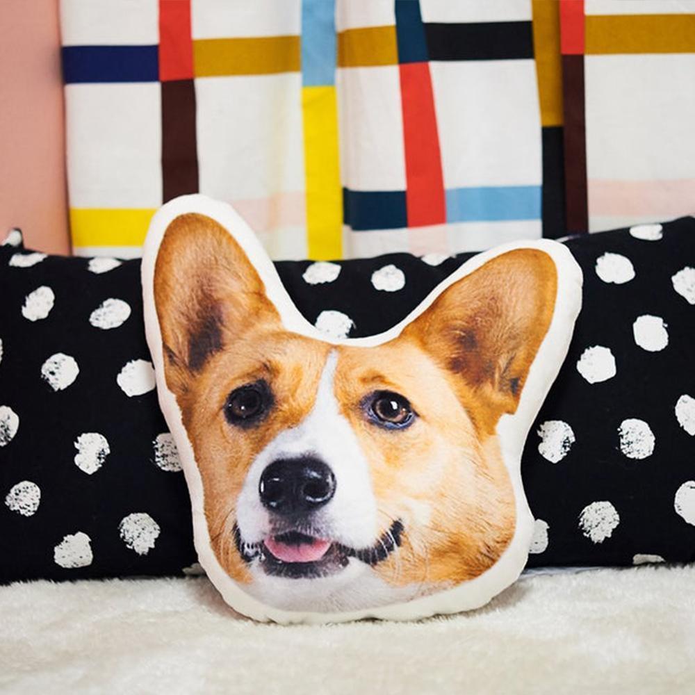 Custom Pet Photo Face Pillow 3D Portrait Pillow heads