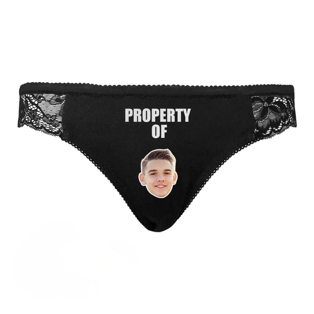 Custom Women Lace Panty Sexy Transparent Panties - Property of XX - MyFaceBoxerUK