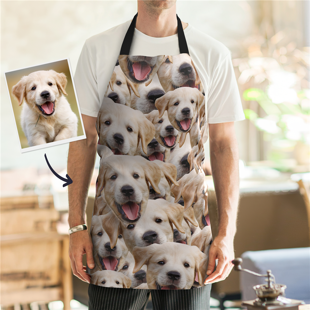 Custom Pet's Mash Face On Custom Apron - MyFaceBoxer