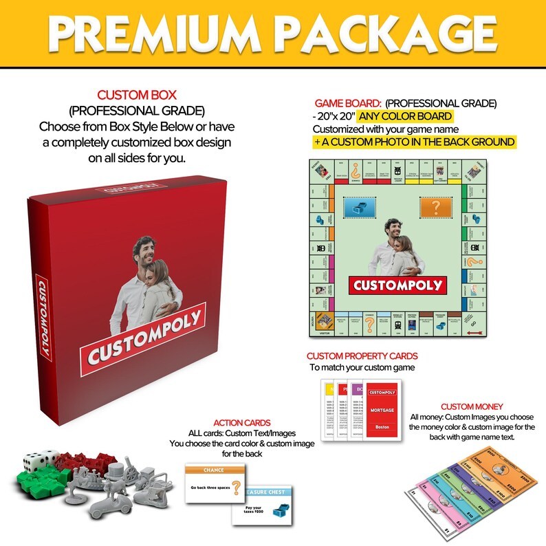 Personalized Board Game for Couples – Valentine’s Day Gift, Custom Romantic Game - Personalized Love Board Game, Special Gift For Her