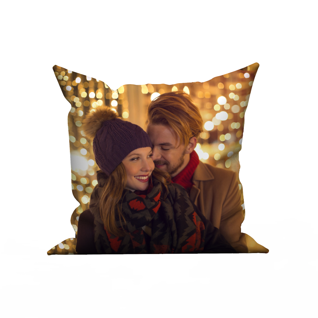 Custom Photo Throw Pillow Case - Together with you	 - MyFaceBoxer