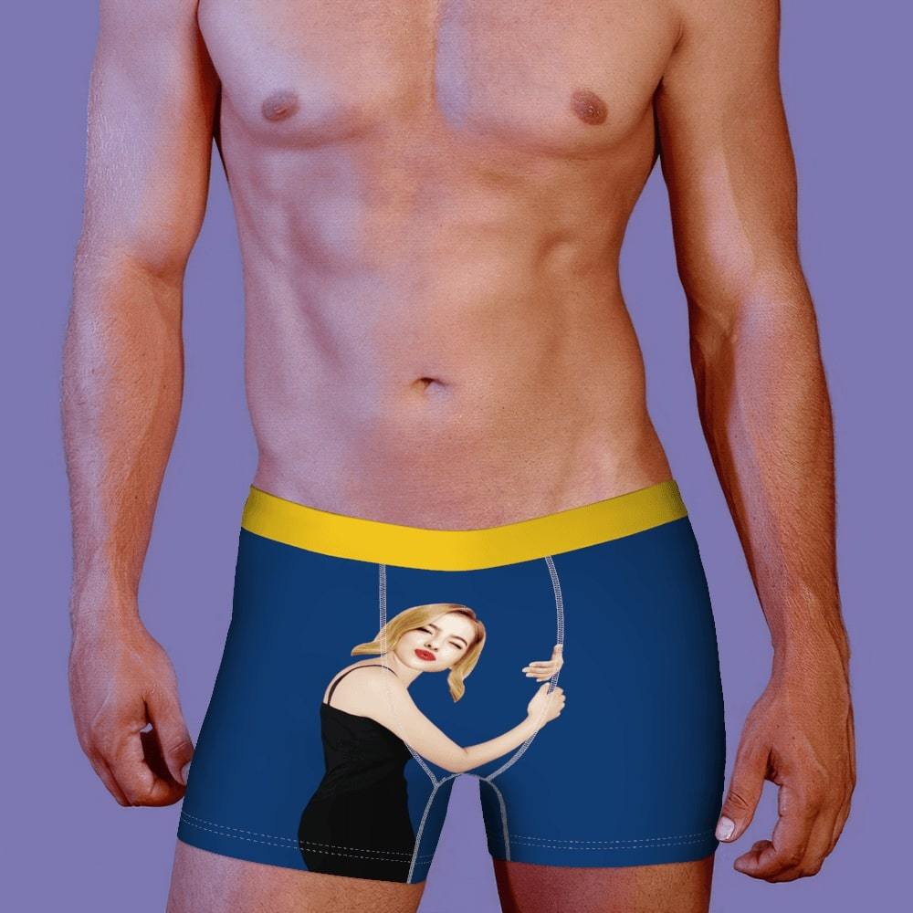 Face On Hug Body Boxer Shorts Personalised Underwear - MyFaceBoxer