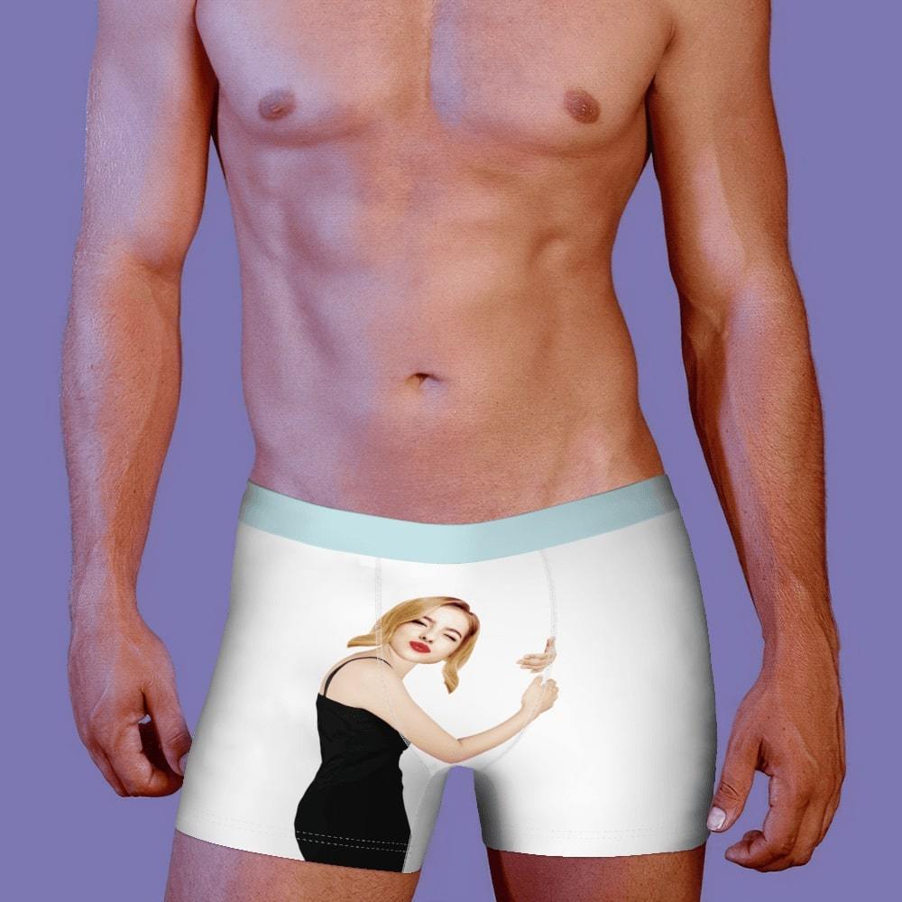 Face On Hug Body Boxer Shorts Personalised Underwear - MyFaceBoxer