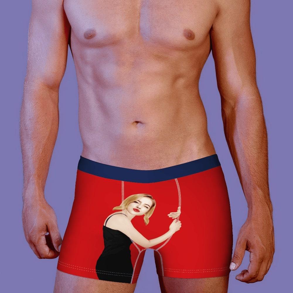 Face On Hug Body Boxer Shorts Personalised Underwear - MyFaceBoxer