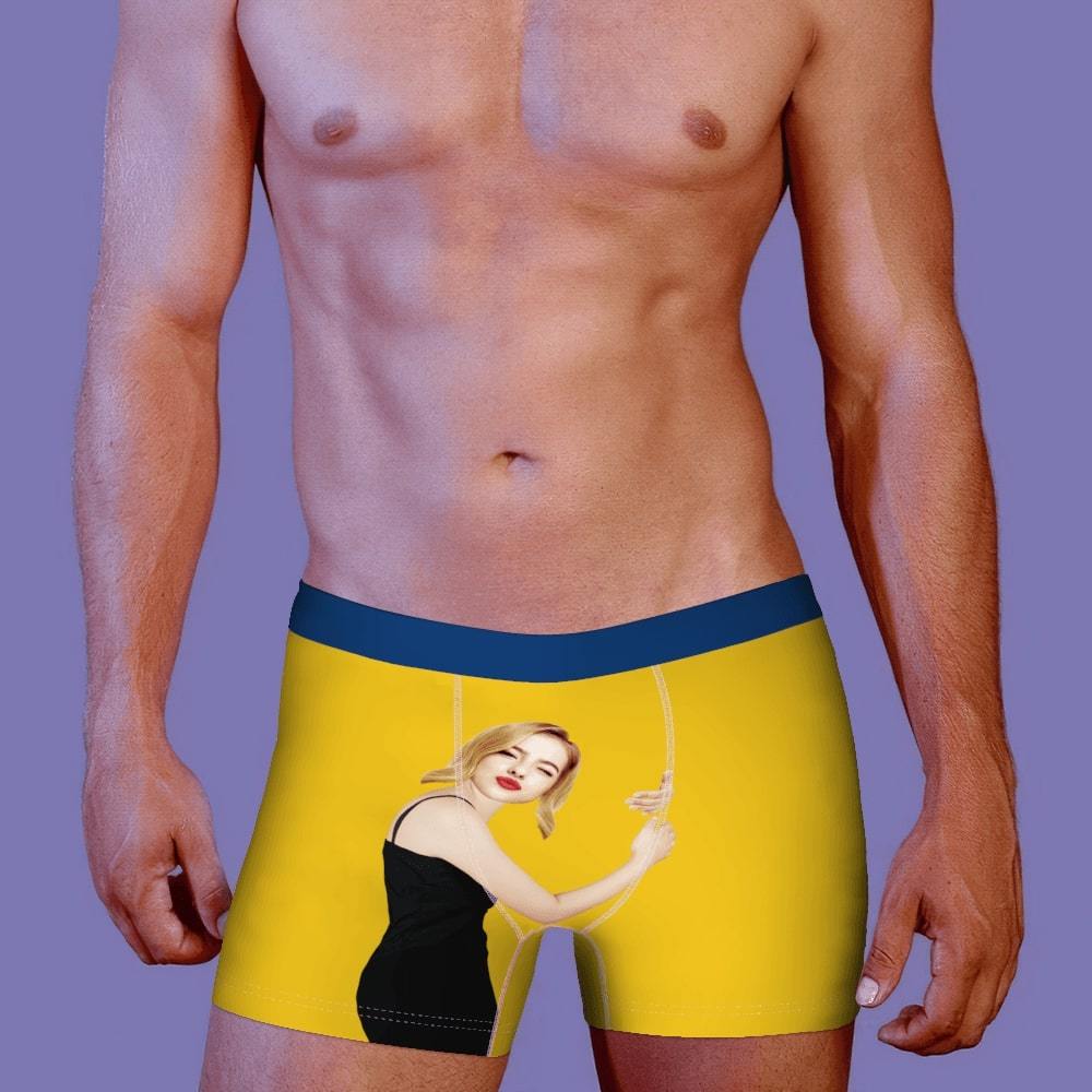 Face On Hug Body Boxer Shorts Personalised Underwear - MyFaceBoxer
