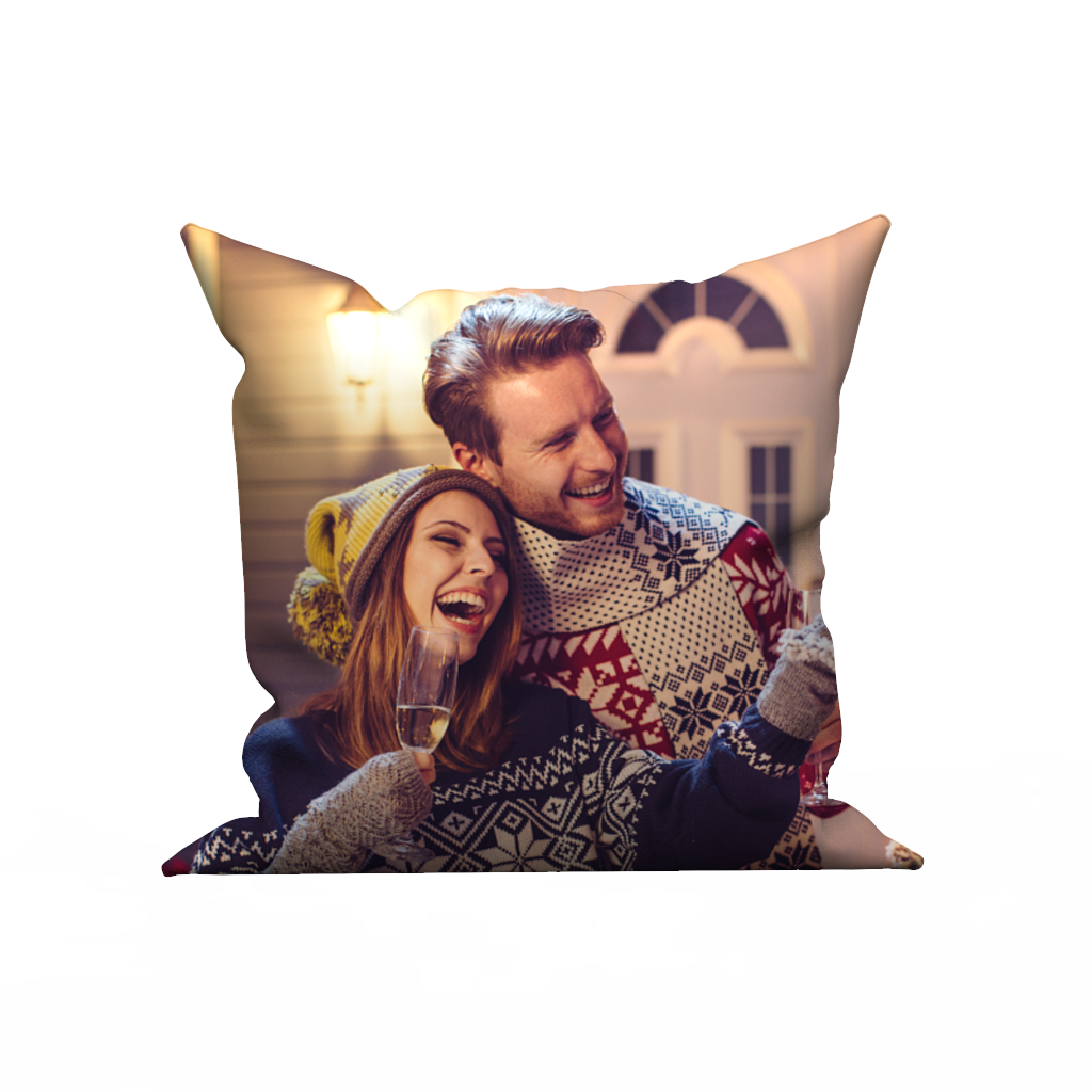 Custom Photo Throw Pillow Case - Sweet Memory - MyFaceBoxer