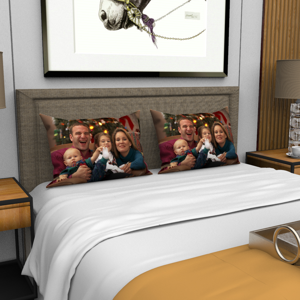 Custom pillow case - A Happy Family - MyFaceBoxer