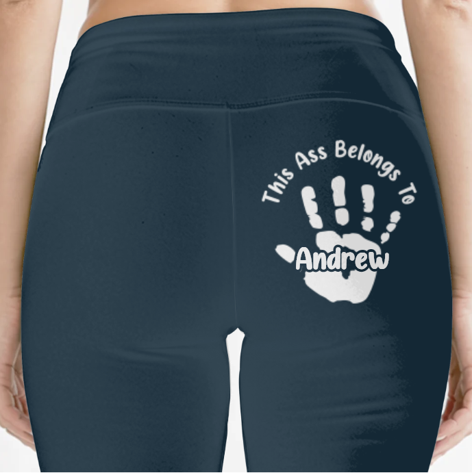 Reserved For One Lucky Hand - Personalized Custom Women Leggings - Gifts For Wife, Anniversary