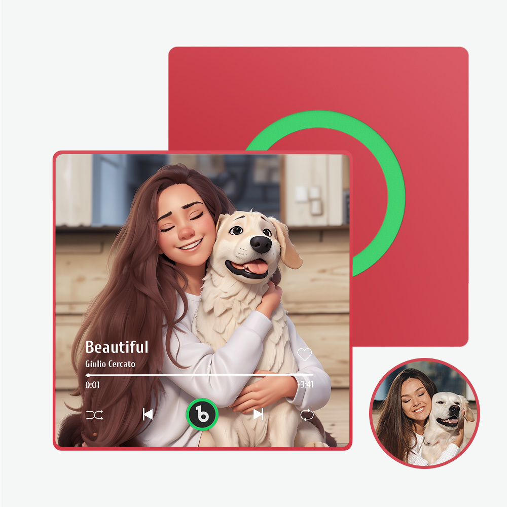 Custom Cartoon Couple Refrigerator Magnet Stickers Gifts for Mom - MyFaceBoxer