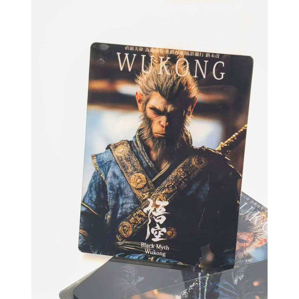 Black Myth Wukong Acrylic Commemorative Card Black Myth Series Card Gift for Friends Fans of the Black Myth - MyFaceBoxer
