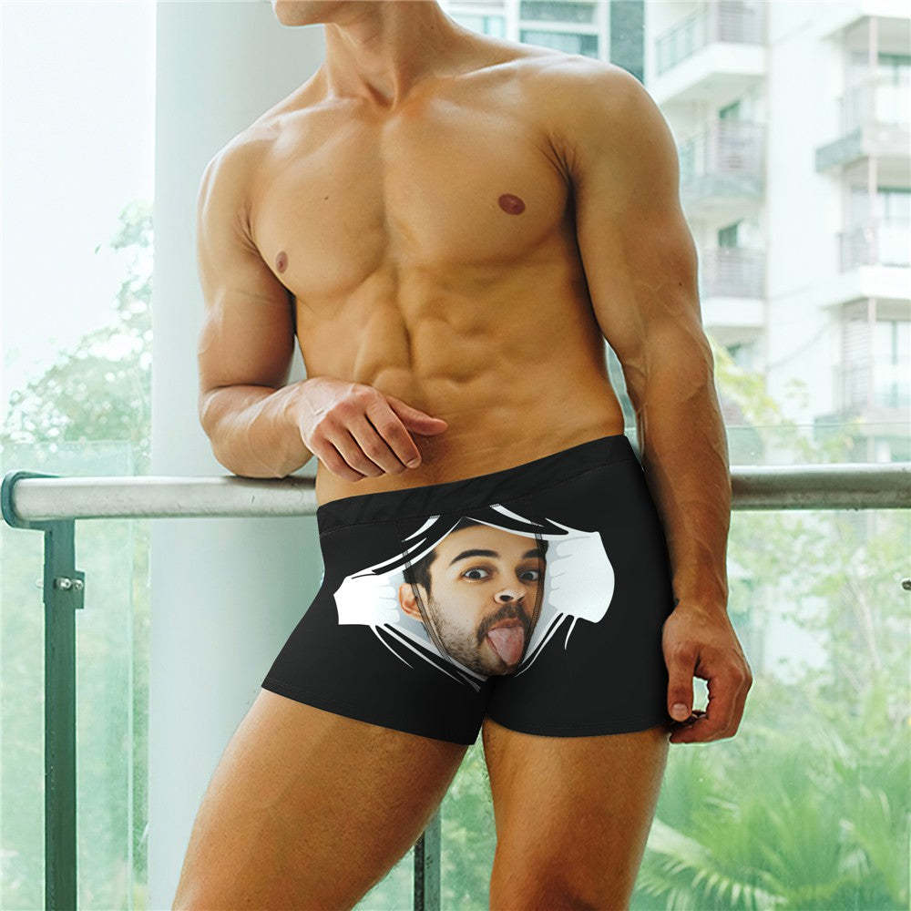 Men's Face On Tearing Boxer Shorts For Men - MyFaceBoxer