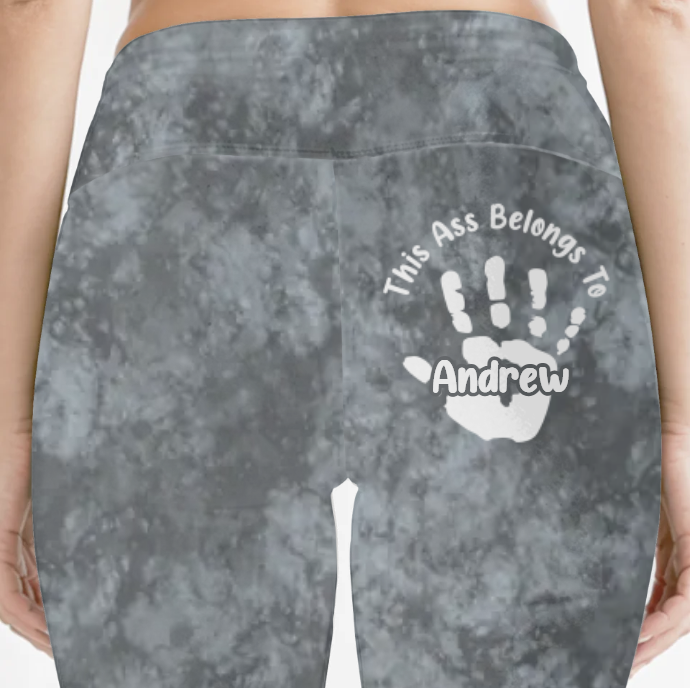 Reserved For One Lucky Hand - Personalized Custom Women Leggings - Gifts For Wife, Anniversary