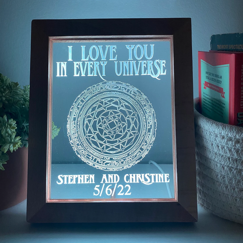 8 Bit Heart Night Light - Gamer Heart Gifts - Retro Night light - Anniversary Gift - Saved My Last Heart - Wedding Gift - 8 Bit Light