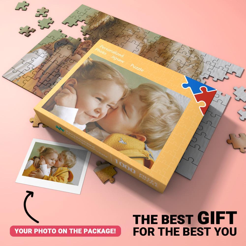Personalized Photo Jigsaw Puzzle Best Gifts For Sons And Daughters - MyFaceBoxer