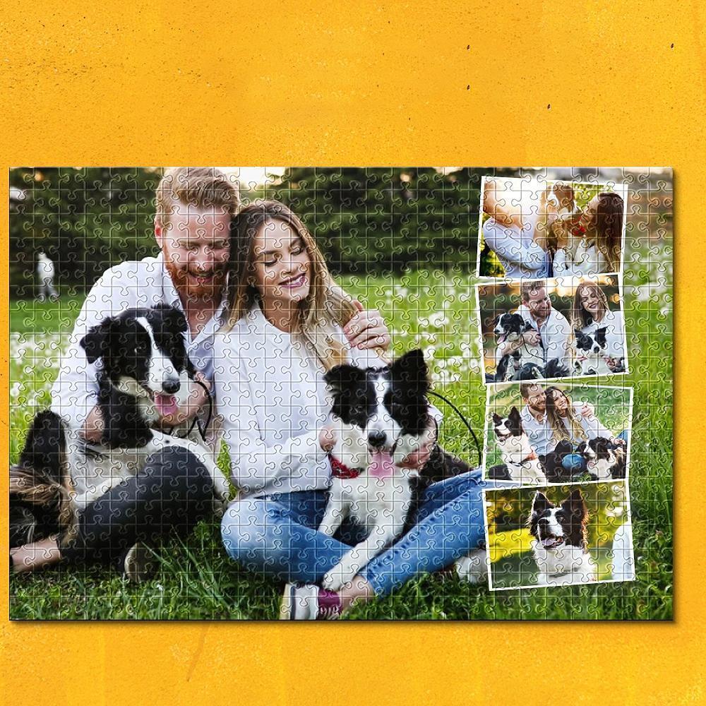 Collage Jigsaw Lovely Family Photo on Puzzle - MyFaceBoxer