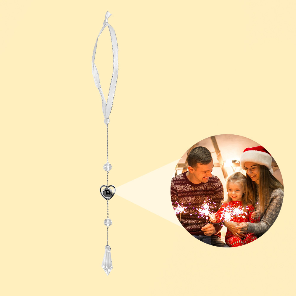 Personalized Angel Embrace Photo Ornament