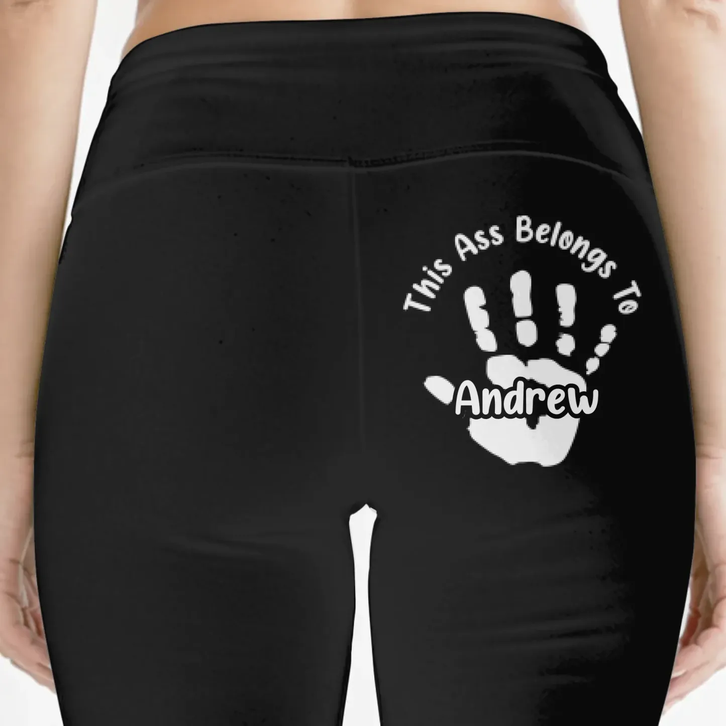 Reserved For One Lucky Hand - Personalized Custom Women Leggings - Gif