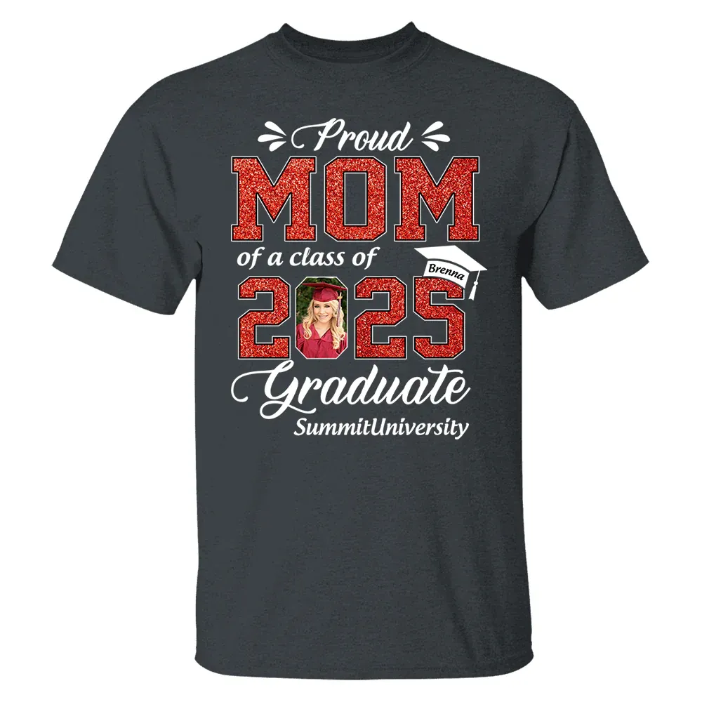 Personalized Graduation Shirts Custom Graduation Shirt Class of 2025 Family Gifts For Family Member Graduation Shirt Proud Family Shirt