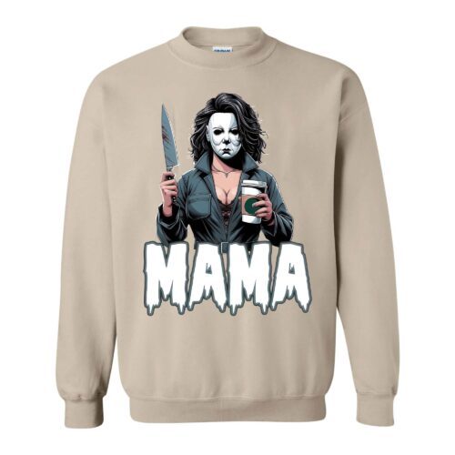 Spooky MaMa Horror Halloween Sweatshirt