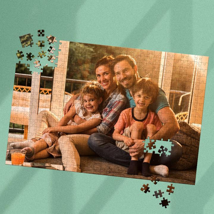 Custom Photo Jigsaw Puzzle Unique Gifts Happy Father Day-35-1000 pieces - MyFaceBoxer
