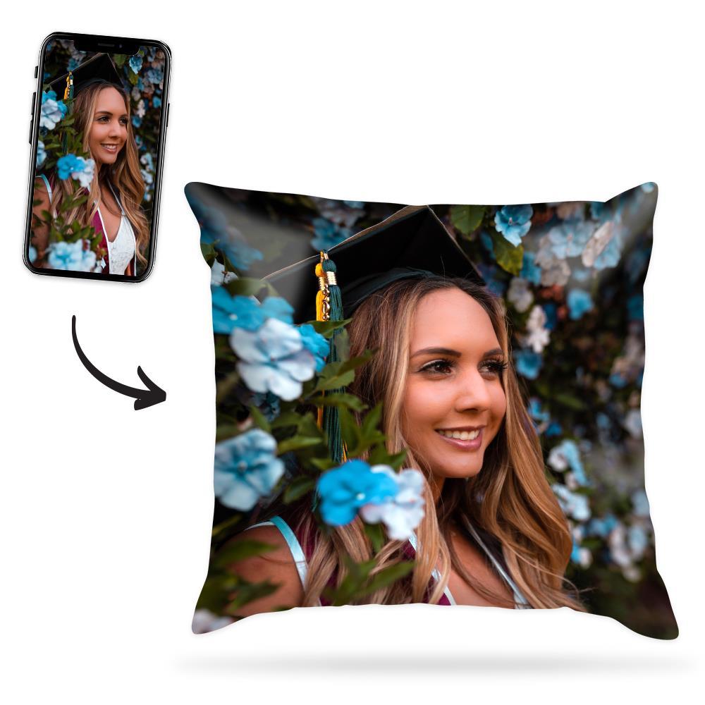 Custom Your Graduation Photo Throw Pillow Case Memory	 - MyFaceBoxer