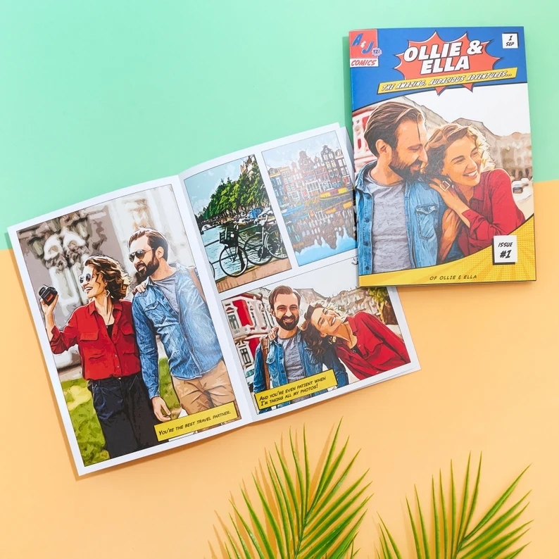 Personalized Comic Book | Custom Comic Gift | Anniversary Husband Gift | Husband Birthday Gift