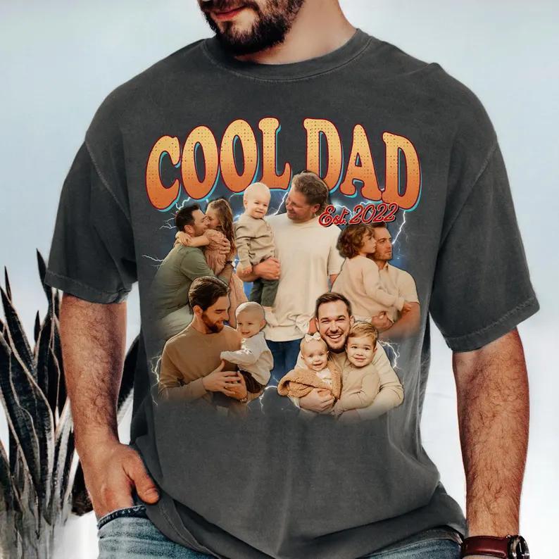 Custom Bootleg Dad Shirt Personalized Best Dad Ever Shirt Cool Dad Shirt Gift Fathers Day Gift