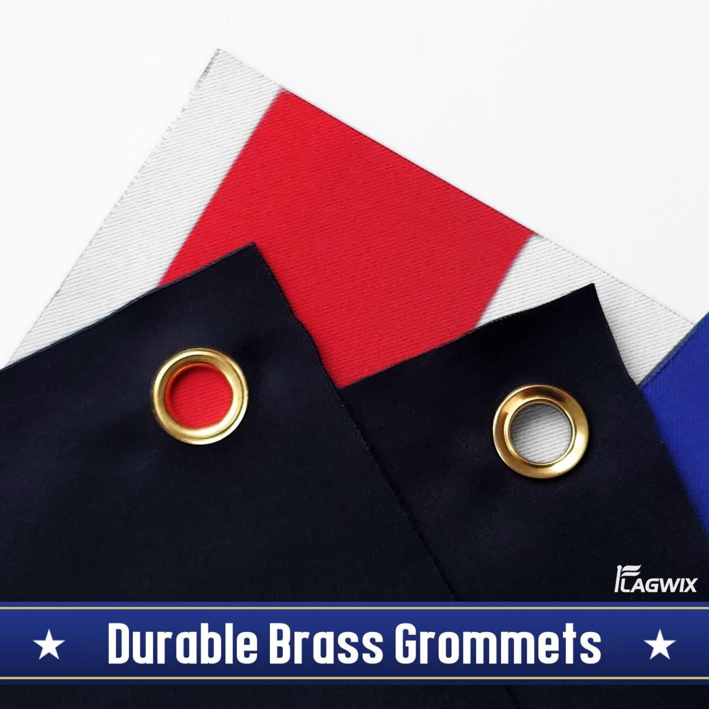 Patriot American Flags, One Nation Under God American Jesus Flag, Decorations For Home, Outside, Independence Day House Flag, Patriot Decorations - Outdoor Decor Flag with Grommets