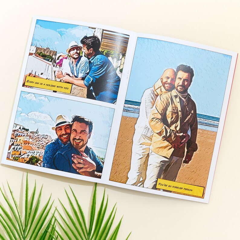 Personalized Valentine's Day Comic Book | Valentine's Day Boyfriend Gift | Valentine's Day Gift for Her | Unique Valentine's Day Gift