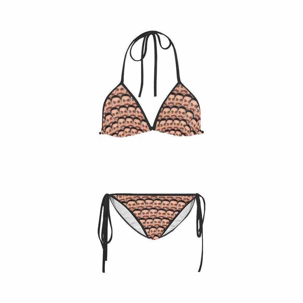 Custom Face Bikini Women's Sexy Photo Segmented Swimsuit - Mash - MyFaceBoxer