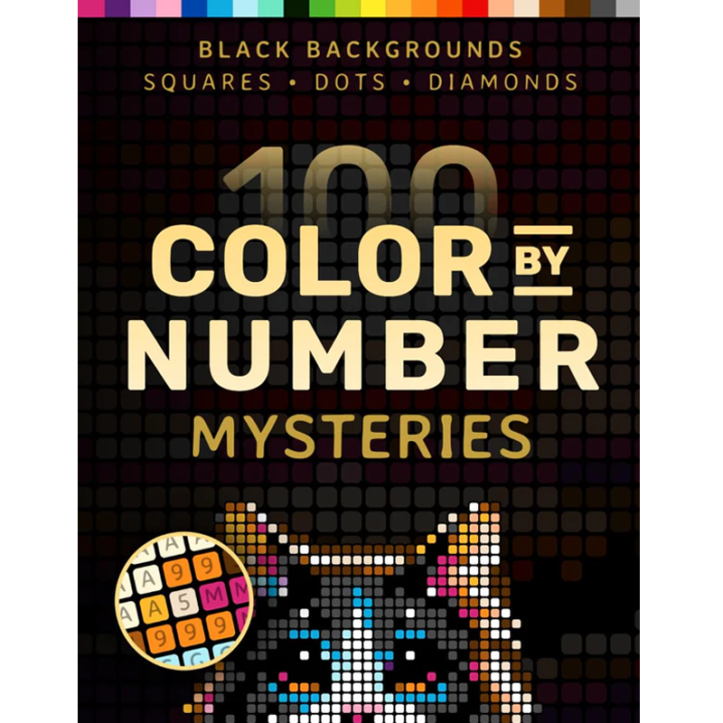 100 Color By Number Mysteries Book