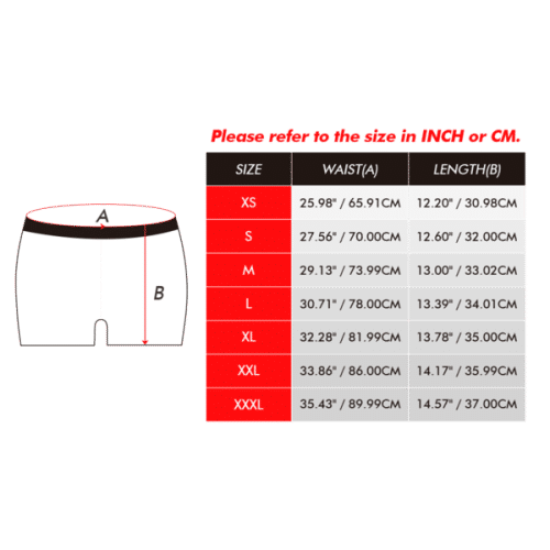 Custom Photo Boxer Men's, Heart Face Underwear - Men - MyFaceBoxer