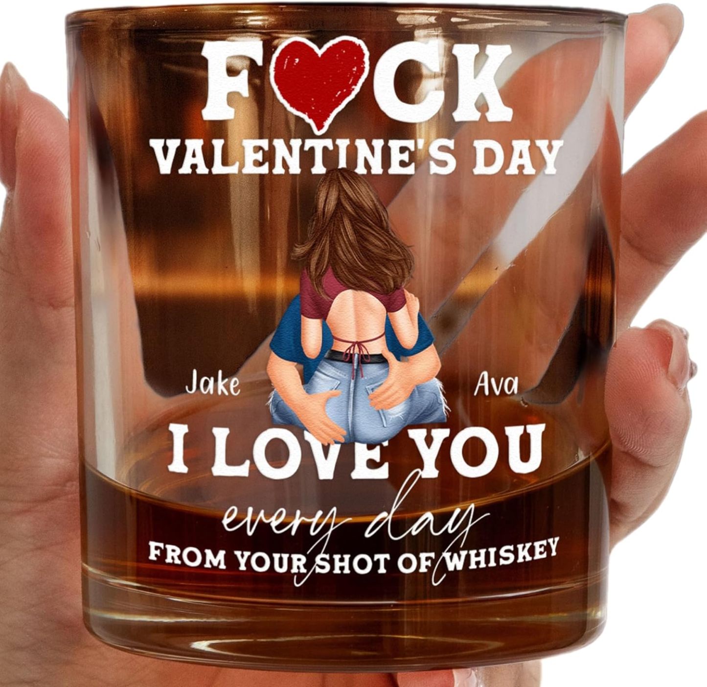 Promise To Always Be By Your Side - Personalized Whiskey Glass - Gift For Husband