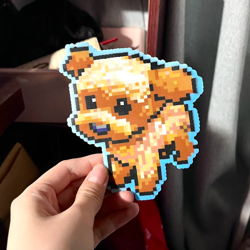 Custom Couple Photo Cartoon Fuse Beads Frame DIY Valentine's Gifts