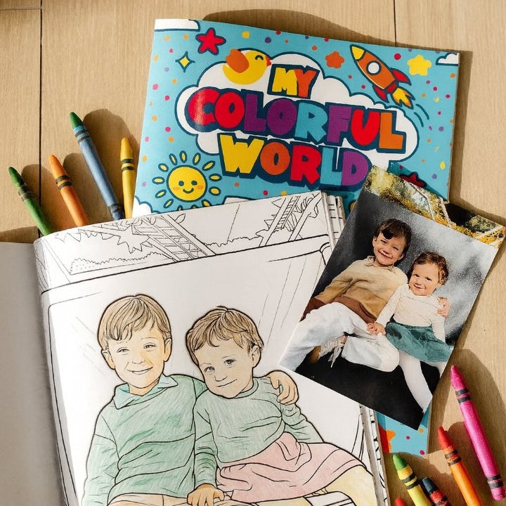 Custom Coloring Book Turn Photos to Coloring Books