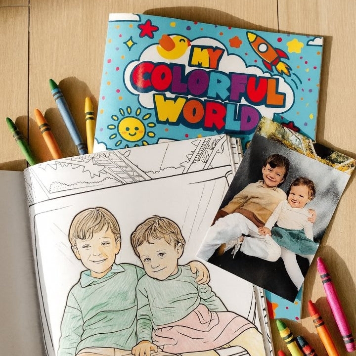 Custom Coloring Book Turn Photos to Coloring Books