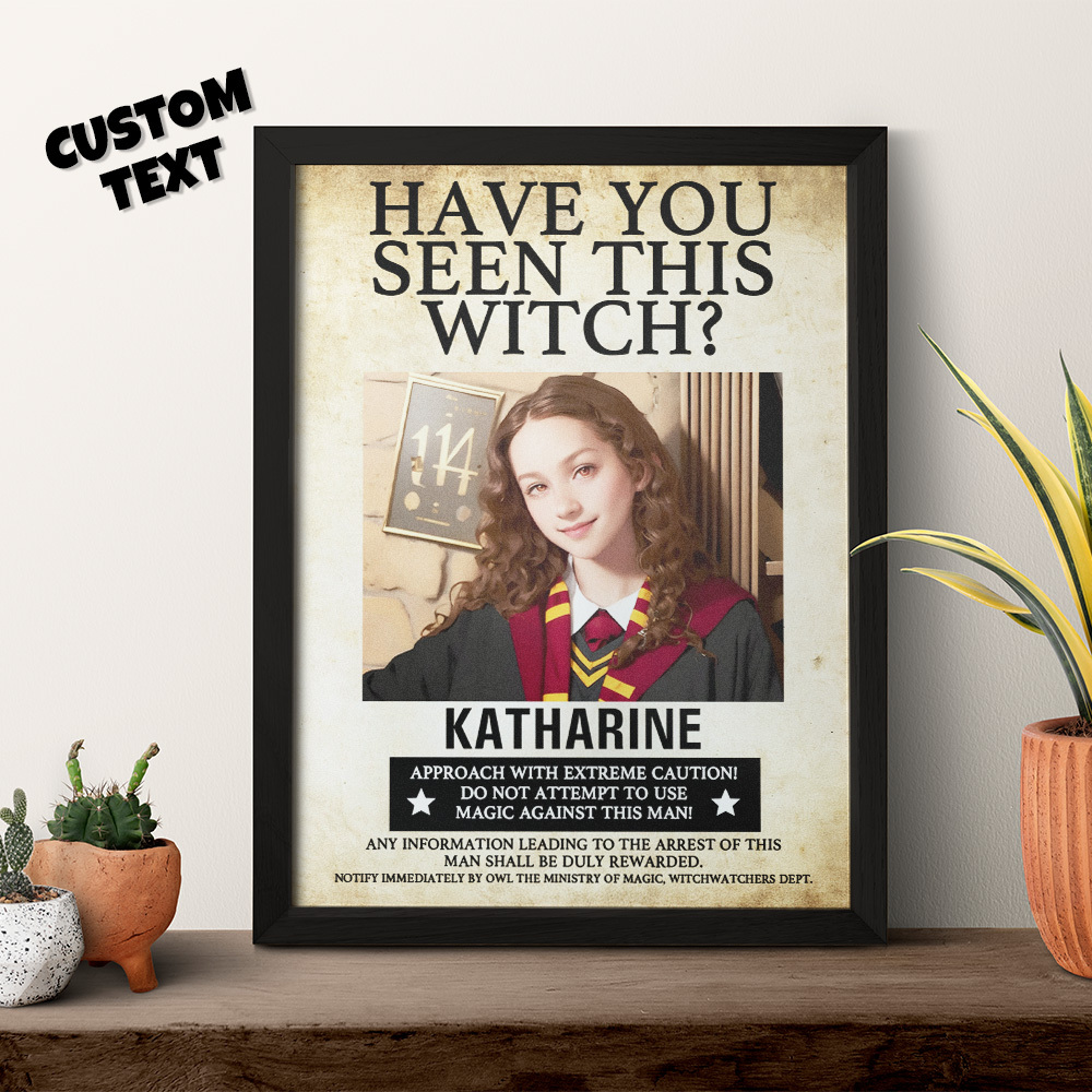 Have you seen this Wizard Personalised Photo and Name Frame