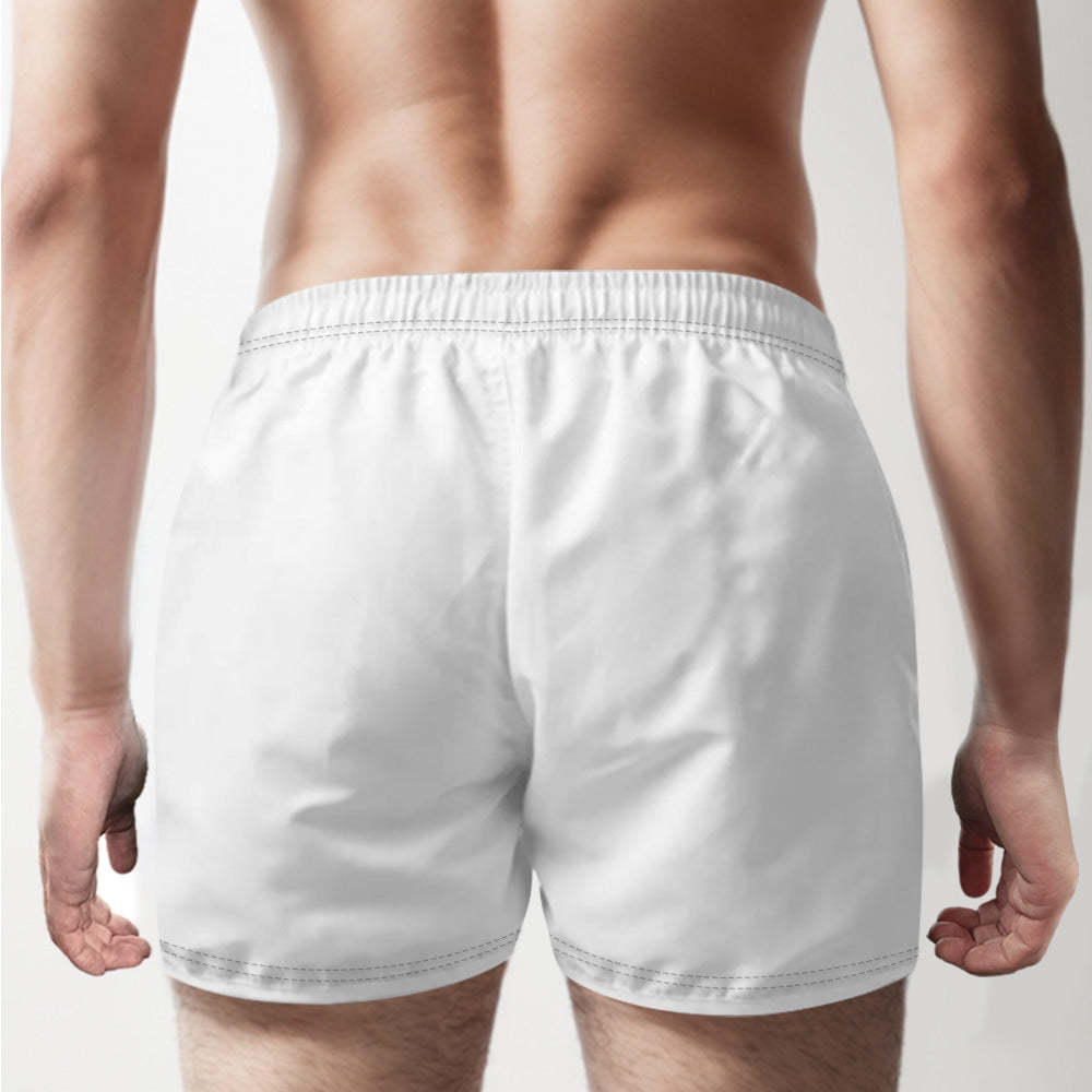 Custom Name Multicolor Boxer Shorts Property of You Personalized Photo Underwear Gift for Him - MyFaceBoxer