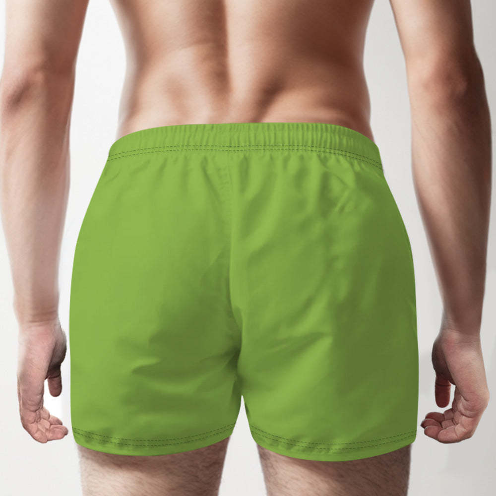 Custom Name Multicolor Boxer Shorts Property of You Personalized Photo Underwear Gift for Him - MyFaceBoxer