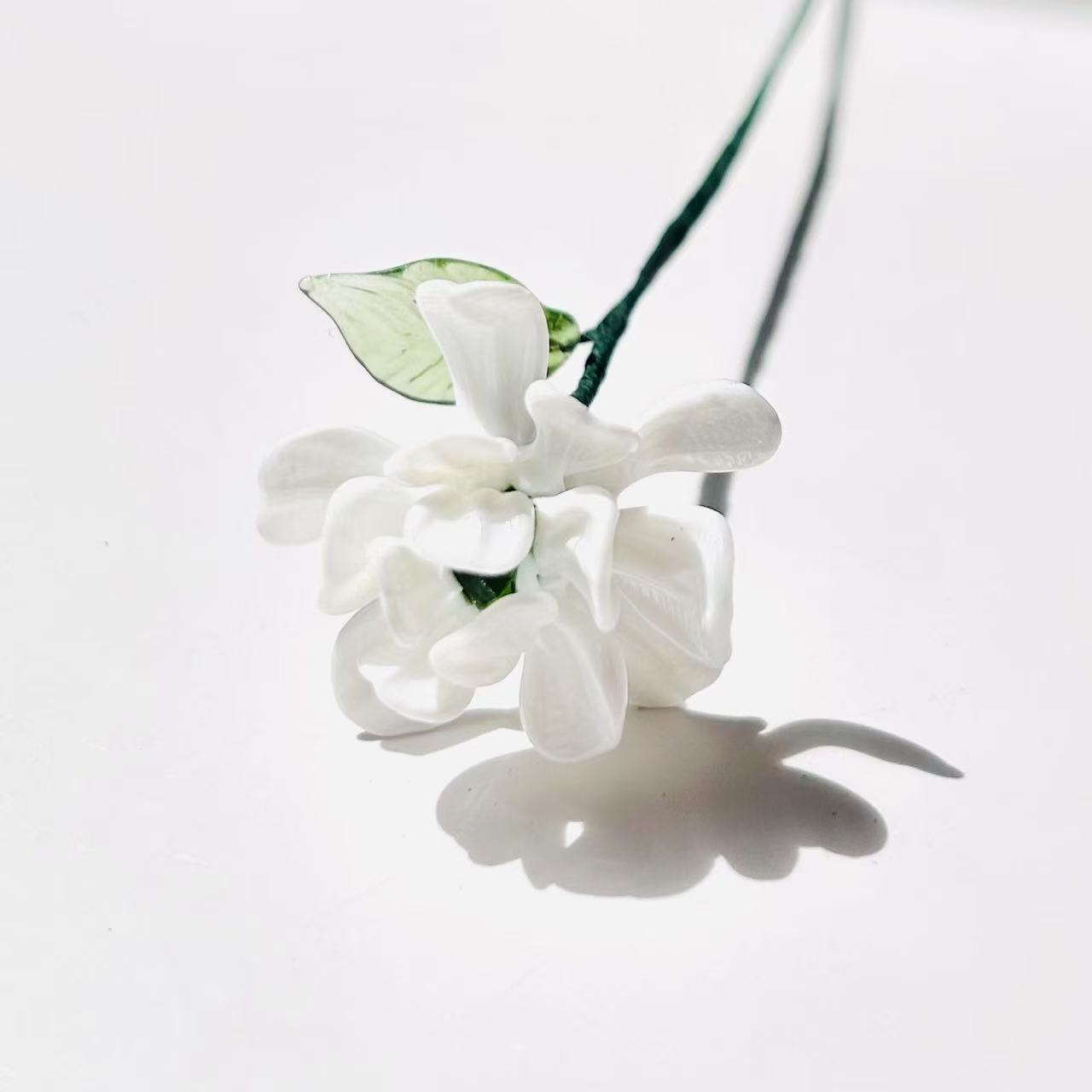 Glass Birth Month Flower, Birth Flower Gift Birthday flower Floral Handmade Glass Flowers, Women Birthday Commemorative Gifts