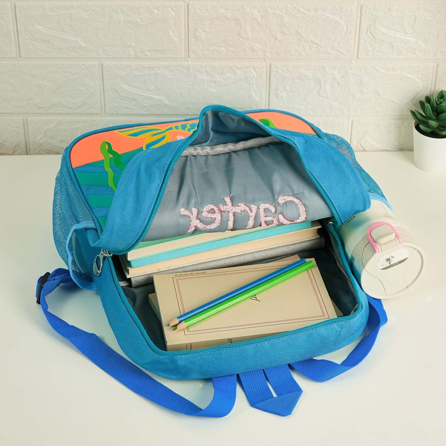 Personalized Name Embroidery Backpack Custom School Bags Back to School Gift for Kids - MyFaceBoxer
