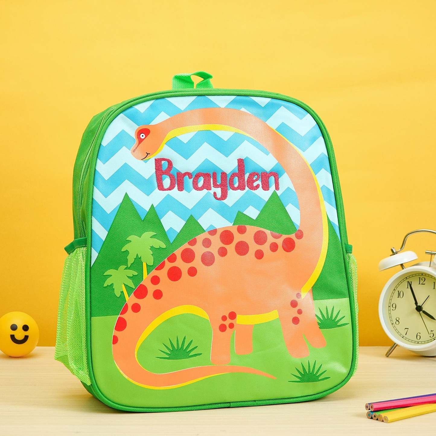 Personalized Name Embroidery Backpack Custom School Bags Back to School Gift for Kids - MyFaceBoxer