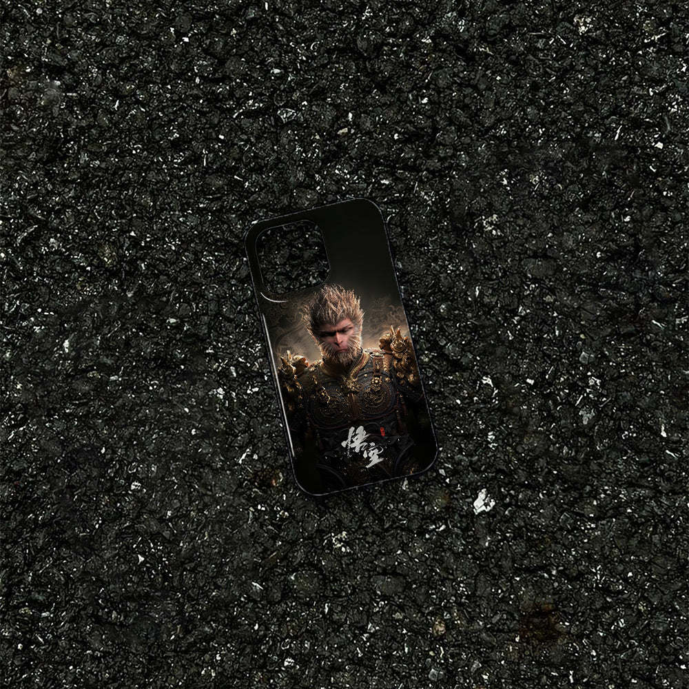 Black Myth Wukong Art Phone Case For iPhone Series Gift for Friends Fans of the Black Myth - MyFaceBoxer