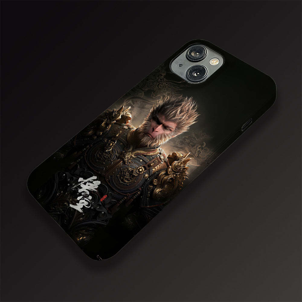 Black Myth Wukong Art Phone Case For iPhone Series Gift for Friends Fans of the Black Myth - MyFaceBoxer