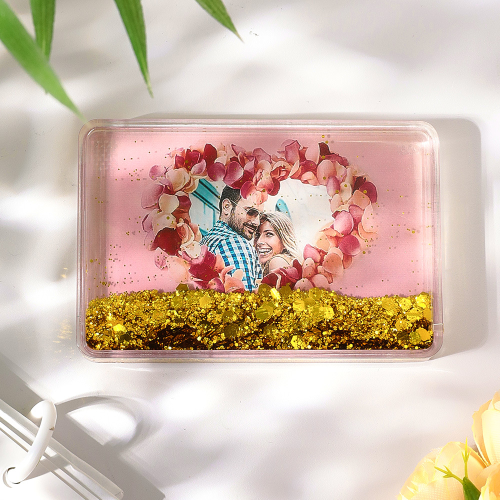 Custom Quicksand Fridge Magnet Personalized Photo Refrigerator Magnet