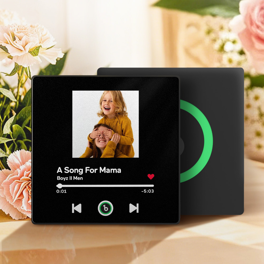 Custom Music Fridge Magnet Colorful Frame Personalized Album Fridge Magnet That Can Be Played Song Anniversary Gift for Couple