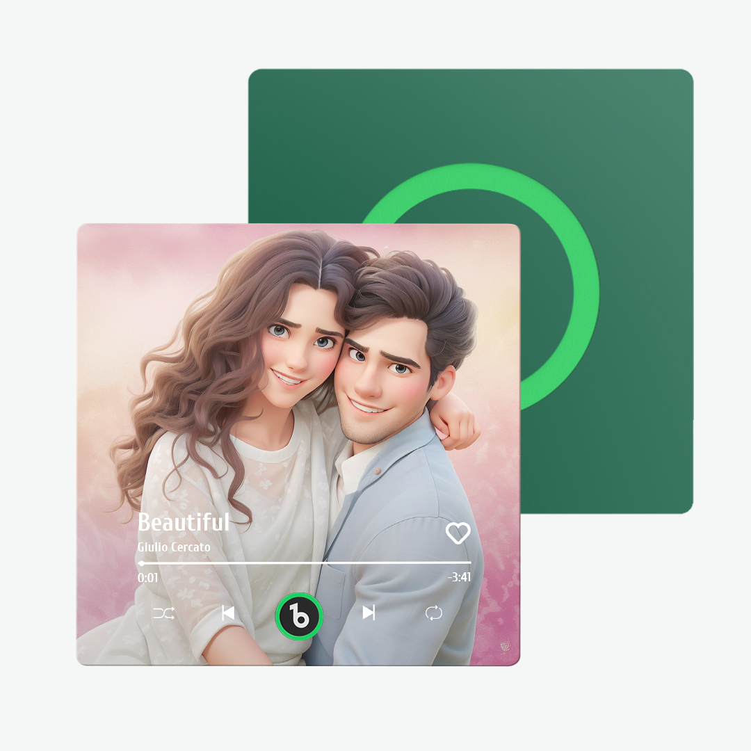 Custom Cartoon Couple Refrigerator Magnet Stickers Gifts for Mom - MyFaceBoxer