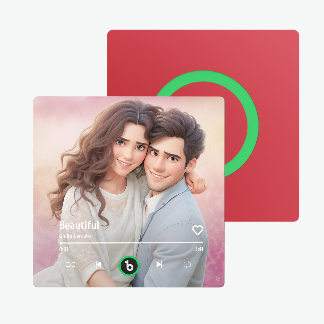 Custom Cartoon Couple Refrigerator Magnet Stickers Gifts for Mom - MyFaceBoxer