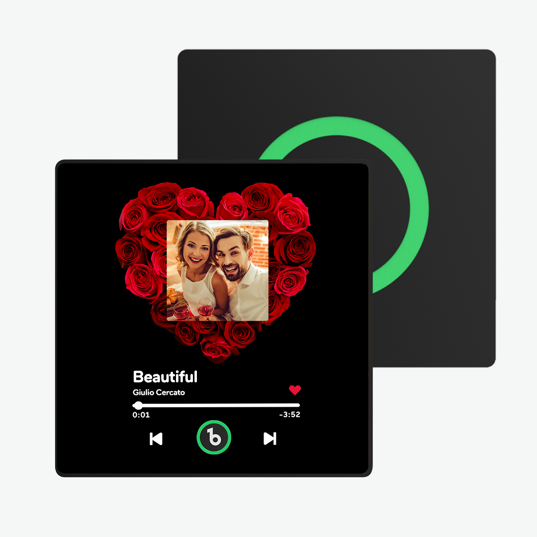 Custom Music Fridge Magnet Colorful Frame Album Fridge Magnet Can Play Songs Gift for Couple - MyFaceBoxer