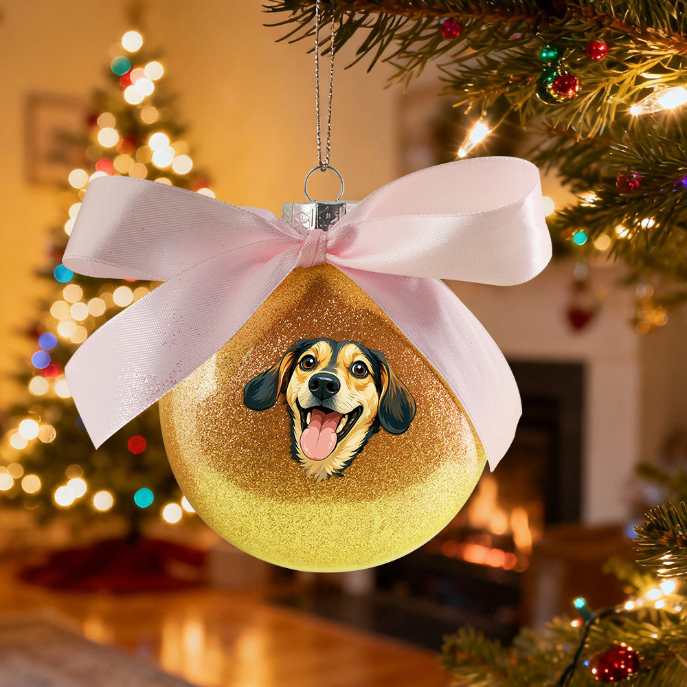 Christmas Gifts Pet Portrait Baubles Ornament